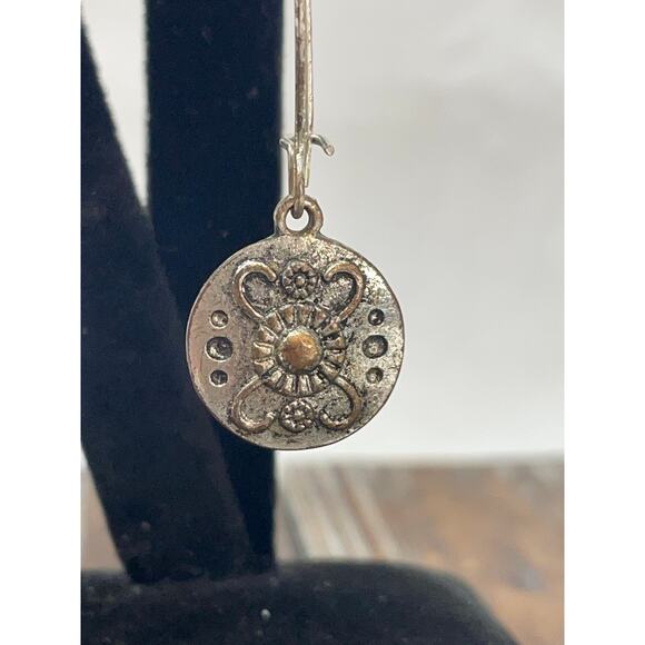 Women's Statement Necklace and Earring Set Silver Boho GUC - Picture 4 of 8